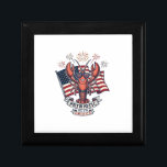 Patriotic Lobster Flag Vintage Engraving T-Shirt_1 Gift Box<br><div class="desc">Patriotic Lobster Flag Vintage Engraving T-Shirt_1</div>