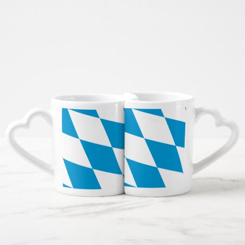 Patriotic lovers mugs with Flag of Bavaria