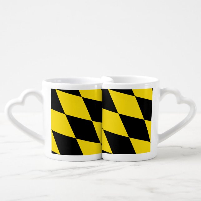 Patriotic lovers mugs with Flag of Munich (Front Nesting)