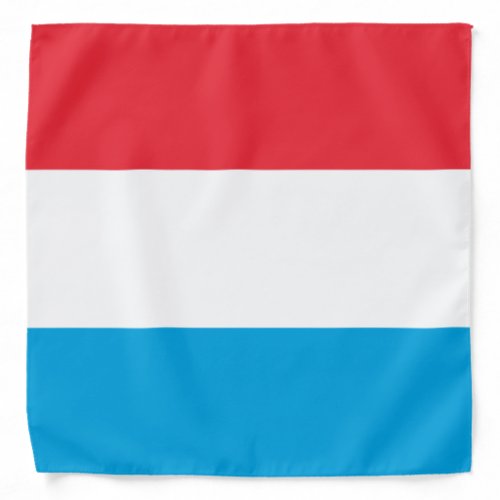 Patriotic Luxembourg Flag Bandana