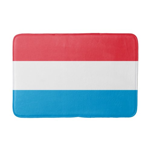 Patriotic Luxembourg Flag Bath Mat
