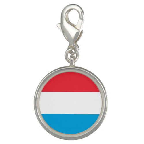 Patriotic Luxembourg Flag Charm