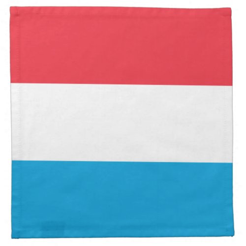 Patriotic Luxembourg Flag Cloth Napkin