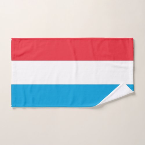 Patriotic Luxembourg Flag Hand Towel