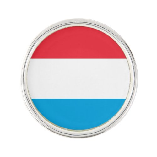 Patriotic Luxembourg Flag Lapel Pin
