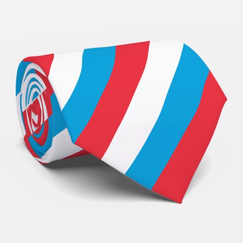 Patriotic Luxembourg Flag Neck Tie