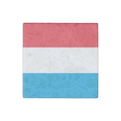 Patriotic Luxembourg Flag Stone Magnet