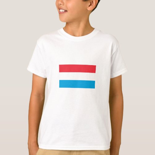 Patriotic Luxembourg Flag T_Shirt