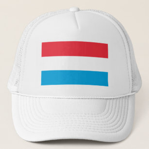 Patriotic Luxembourg Flag Trucker Hat