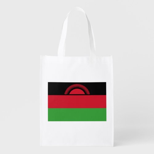 Patriotic Malawi Flag Grocery Bag