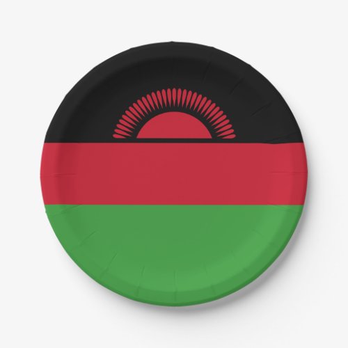 Patriotic Malawi Flag Paper Plates