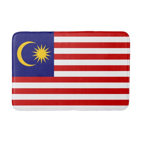Patriotic Malaysia Flag Bath Mat