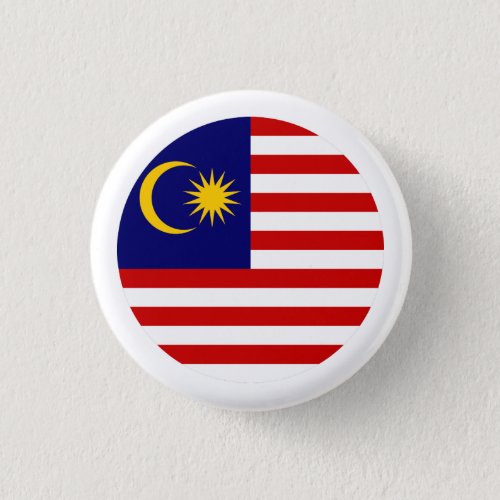 Patriotic Malaysia Flag Button