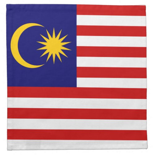 Patriotic Malaysia Flag Cloth Napkin