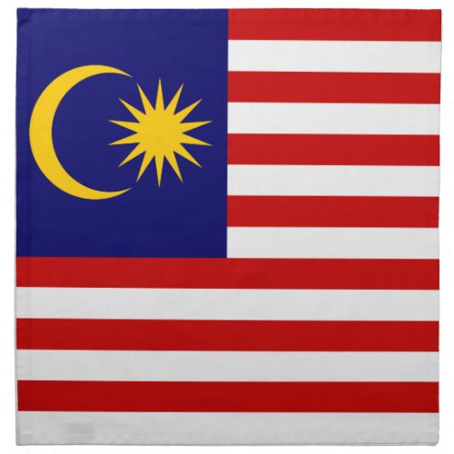Patriotic Malaysia Flag Cloth Napkin