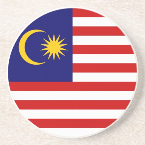 Patriotic Malaysia Flag Coaster