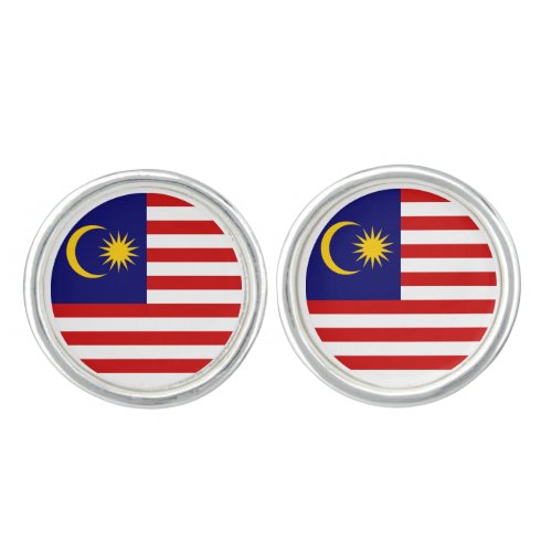 Patriotic Malaysia Flag Cufflinks