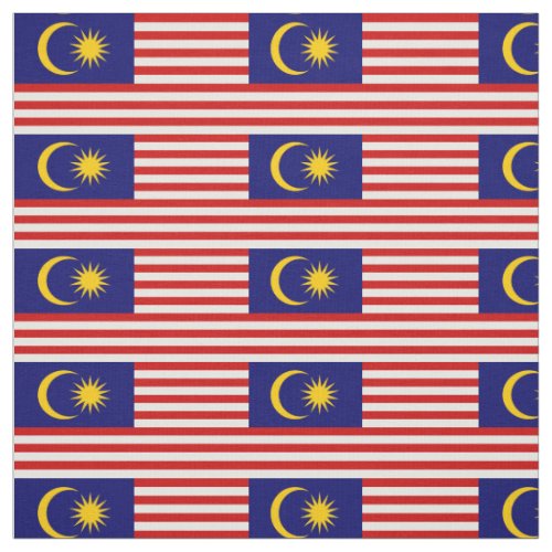 Patriotic Malaysia Flag Fabric