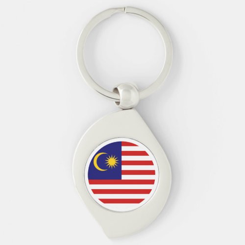 Patriotic Malaysia Flag Keychain