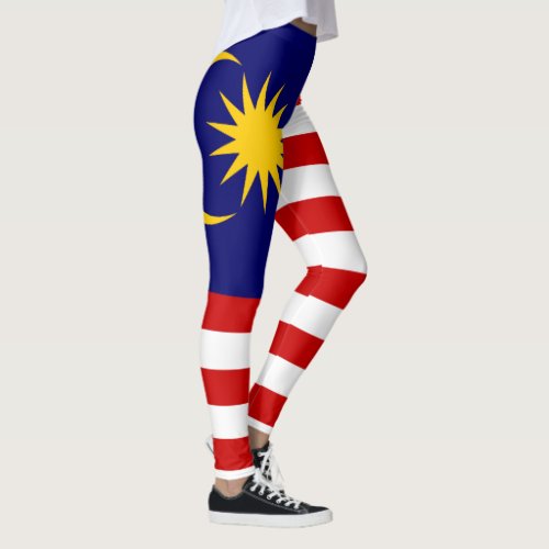 Patriotic Malaysia Flag Leggings