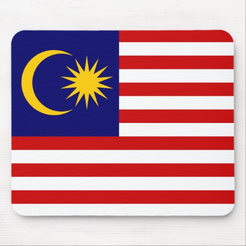 Patriotic Malaysia Flag Mouse Pad