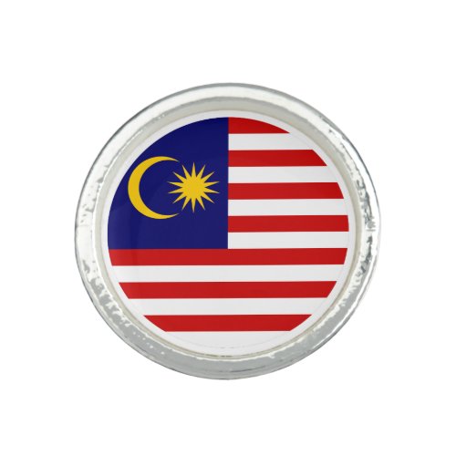 Patriotic Malaysia Flag Ring