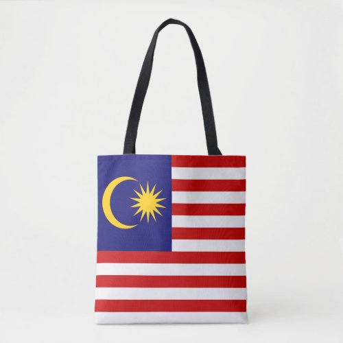 Patriotic Malaysia Flag Tote Bag