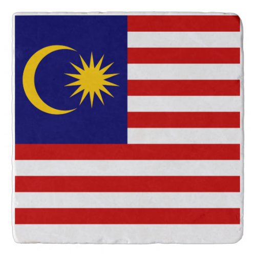 Patriotic Malaysia Flag Trivet