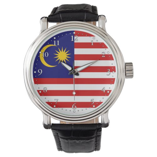 Patriotic Malaysia Flag Watch