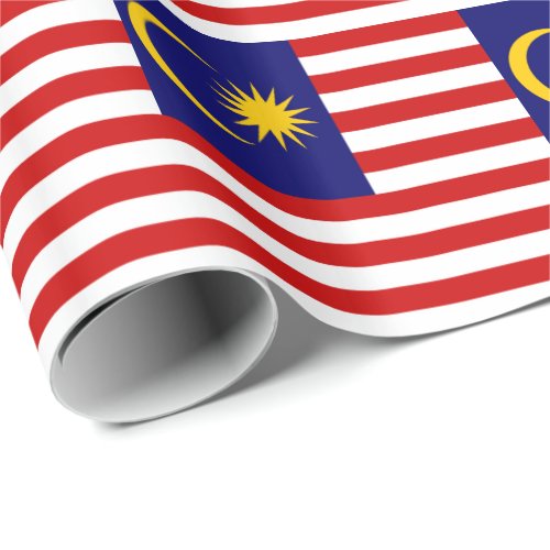 Patriotic Malaysia Flag Wrapping Paper