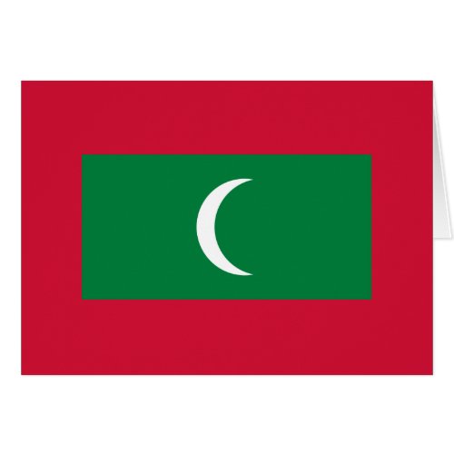 Patriotic Maldives Flag