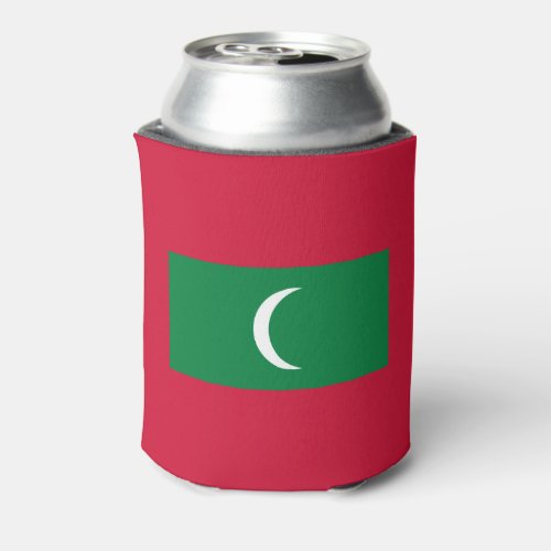 Patriotic Maldives Flag Can Cooler