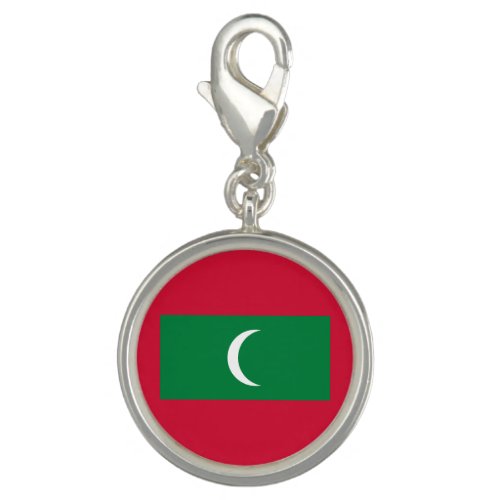 Patriotic Maldives Flag Charm