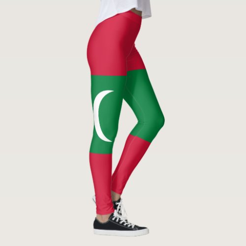 Patriotic Maldives Flag Leggings