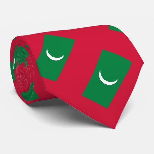 Patriotic Maldives Flag Neck Tie
