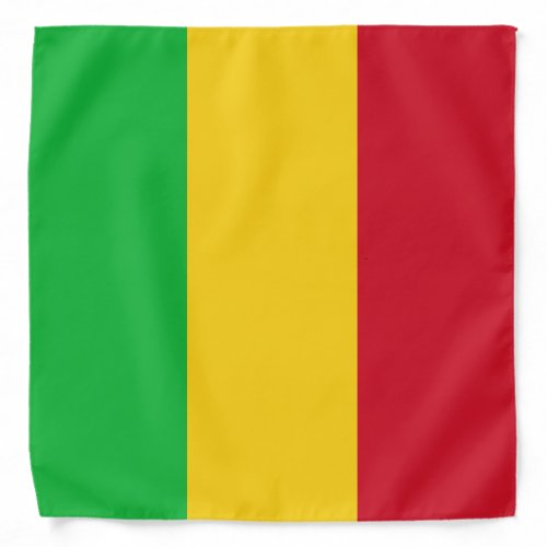 Patriotic Mali Flag Bandana