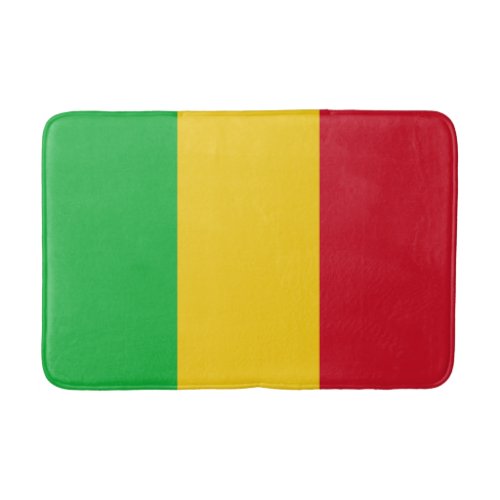 Patriotic Mali Flag Bath Mat