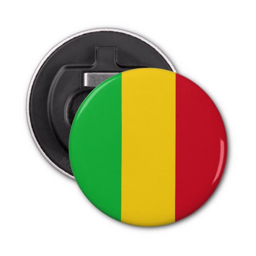 Patriotic Mali Flag Bottle Opener