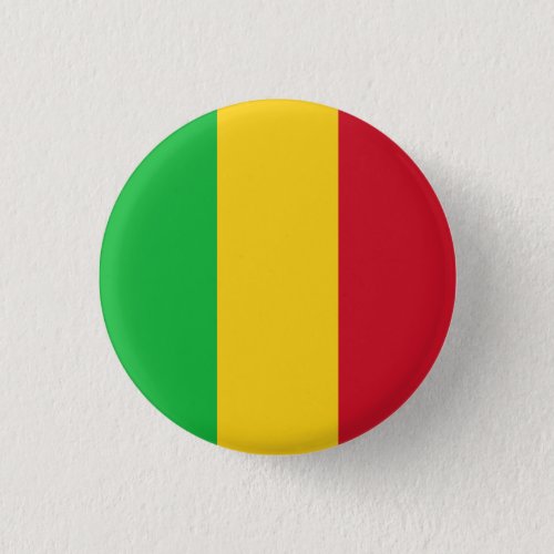 Patriotic Mali Flag Button