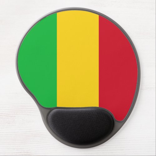 Patriotic Mali Flag Gel Mouse Pad