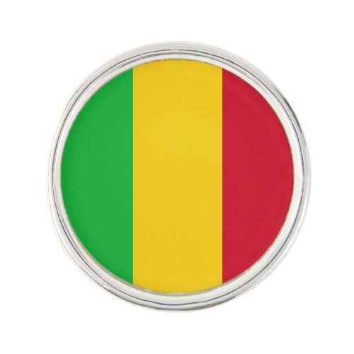 Patriotic Mali Flag Lapel Pin