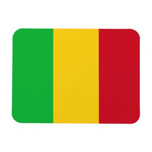 Patriotic Mali Flag Magnet