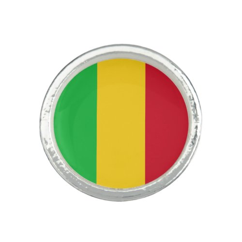 Patriotic Mali Flag Ring