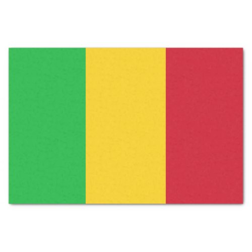 Patriotic Mali Flag Tissue Paper