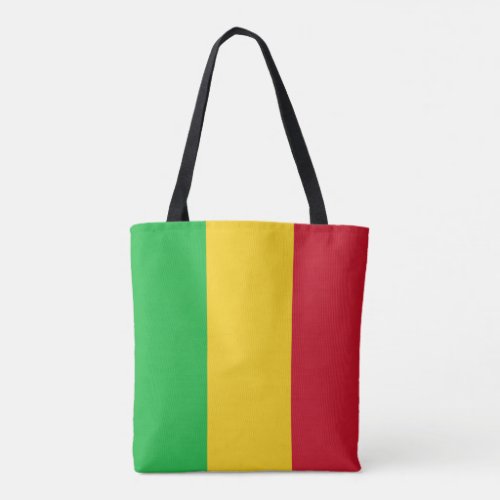 Patriotic Mali Flag Tote Bag