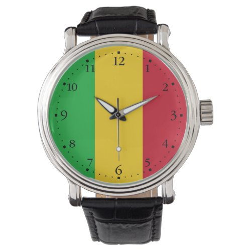 Patriotic Mali Flag Watch