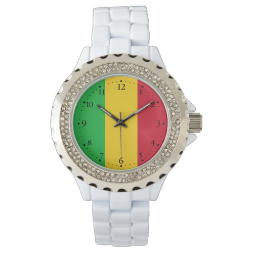 Patriotic Mali Flag Watch