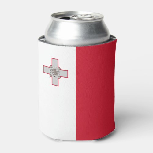Patriotic Malta Flag Can Cooler