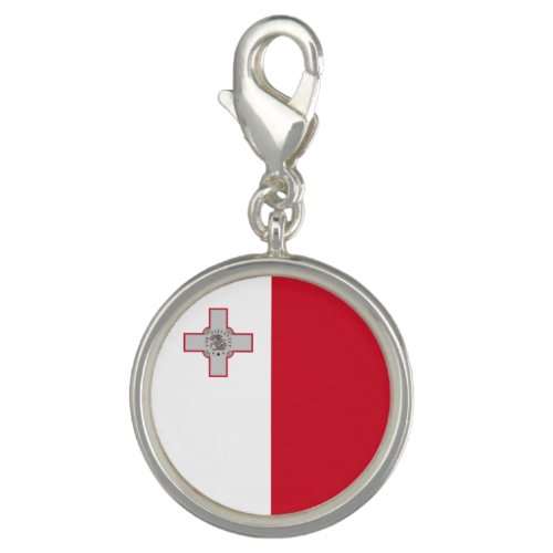 Patriotic Malta Flag Charm