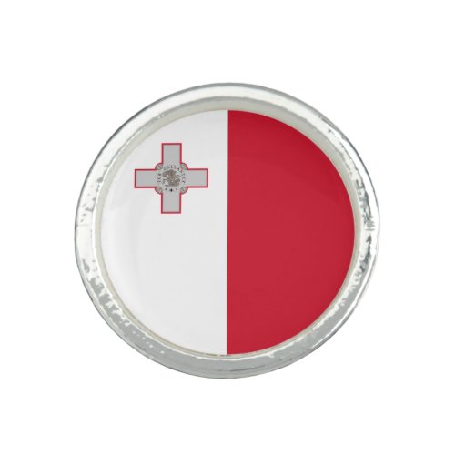 Patriotic Malta Flag Ring